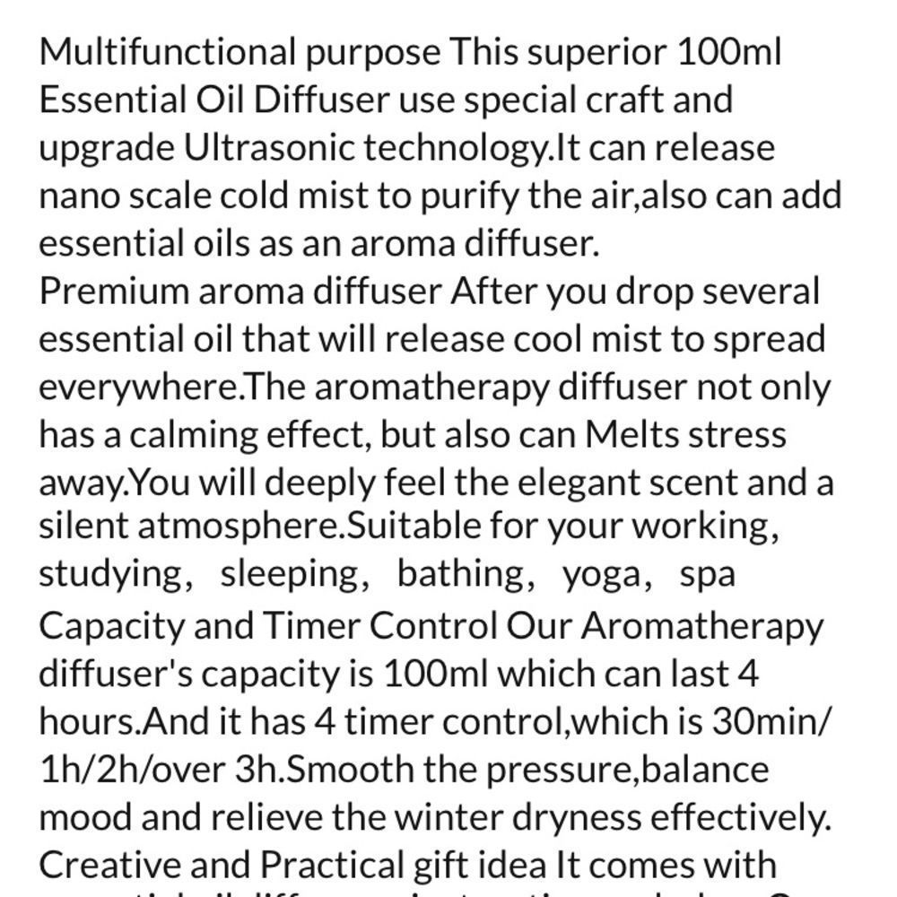 Essential Oils Diffuser - Picture 9 of 10